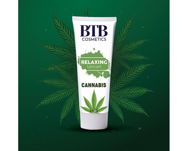 Змазка на гібридній основі BTB Relaxing Lubricant Cannabis (100 мл)