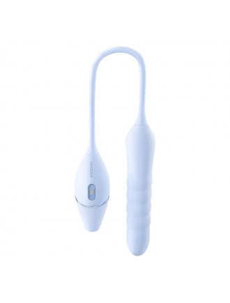 Пульсатор з вакуумним стимулятором KISSTOY Cathy III Light Blue