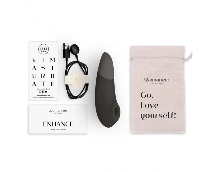 Вакуумний кліторальний стимулятор Womanizer Enhance Black
