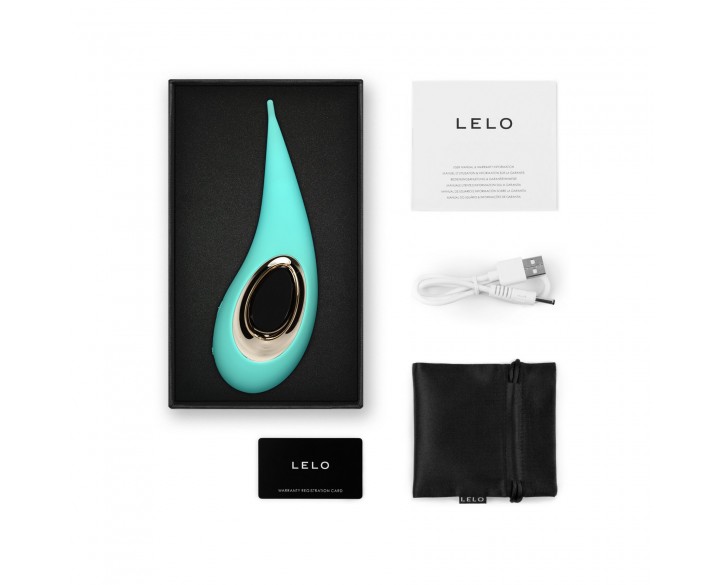 Кліторальний вібратор LELO DOT Aqua, точкова стимуляція, технологія Infinite Loop