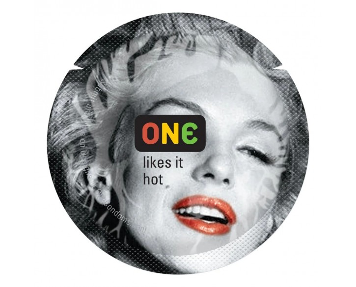 Презерватив ONE Color Sensations - ONE likes it hot (Red) 1 шт