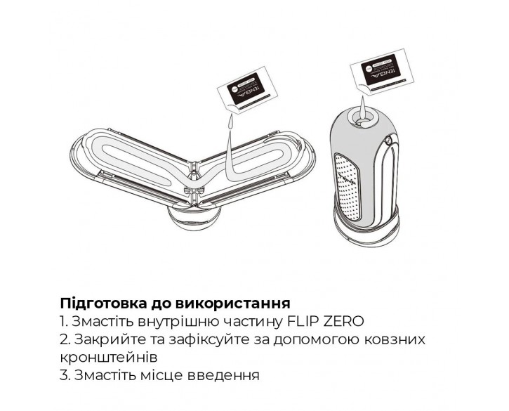 Мастурбатор Tenga Flip Zero Black, змінна інтенсивність стимуляції, розкладний