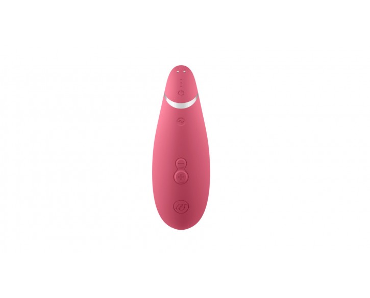 Вакуумний кліторальний стимулятор Womanizer Premium 2 - Raspberry, функції Autopilot та Smart Silenc