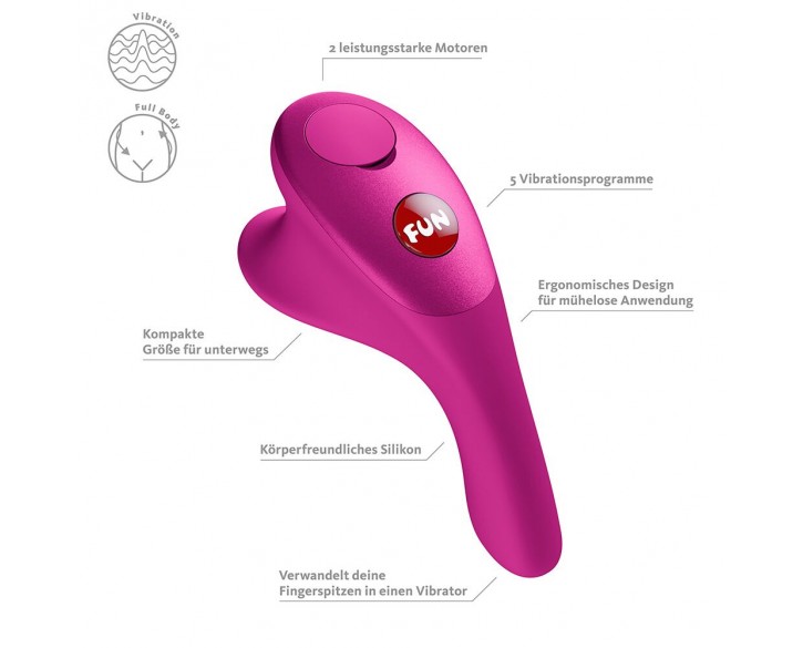 Вібратор на палець Fun Factory Be One Magenta