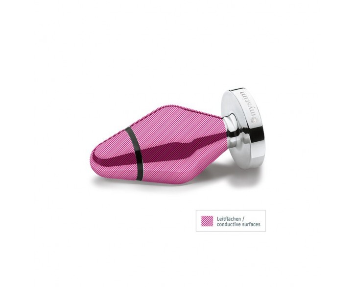 Металева анальна пробка Mystim Big John для електростимулятора, діаметр 6,5 см