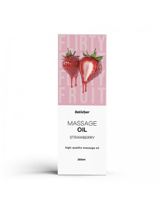 Масажна олія Satisfyer Massage Oil Strawberry 250 мл