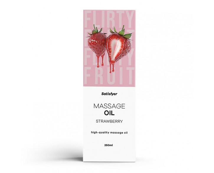 Масажна олія Satisfyer Massage Oil Strawberry 250 мл