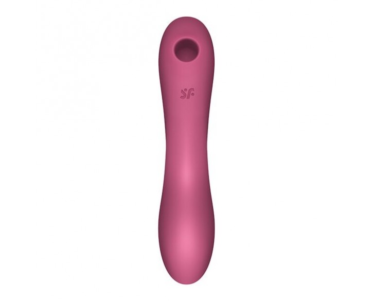 Вакуумний стимулятор із вібрацією Satisfyer Curvy Trinity 3 Red