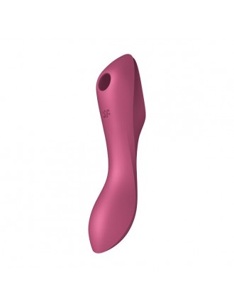 Вакуумний стимулятор із вібрацією Satisfyer Curvy Trinity 3 Red