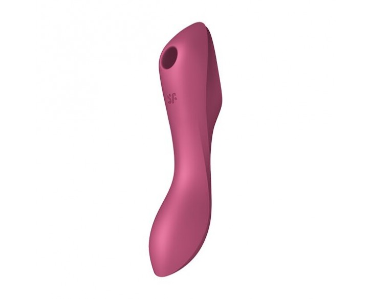 Вакуумний стимулятор із вібрацією Satisfyer Curvy Trinity 3 Red