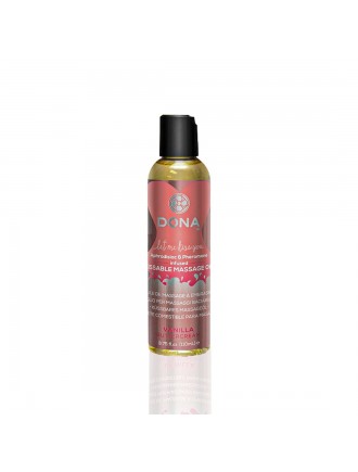 Масажна олія DONA Kissable Massage Oil Vanilla Buttercream (110 мл) можна для оральних пестощів