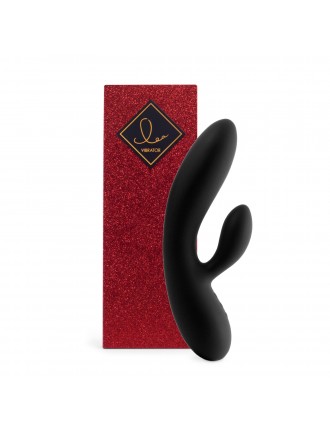 Гнучкий вібратор кролик з двома моторами FeelzToys Lea Rabbit Vibrator Black