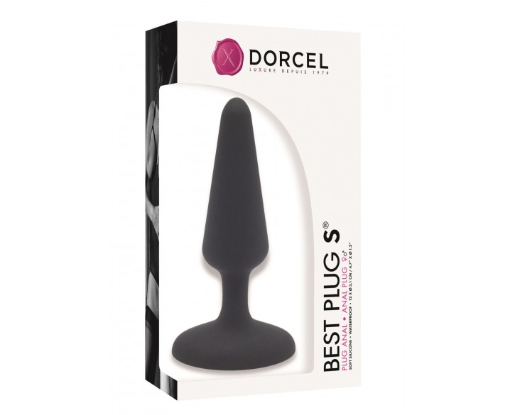 Анальна пробка Dorcel Best Plug S м'який soft-touch силікон, макс. діаметр 3,1см