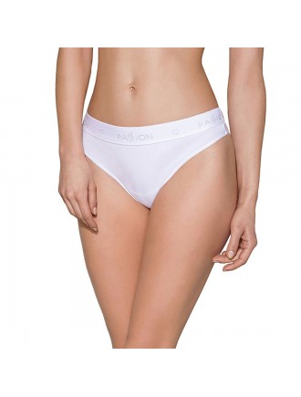 Трусики-бразиліана з бавовни Passion PS005 PANTIES white, size XL