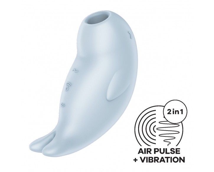 Вакуумний кліторальний стимулятор з вібрацією Satisfyer Seal You Soon, 2 незалежні мотори