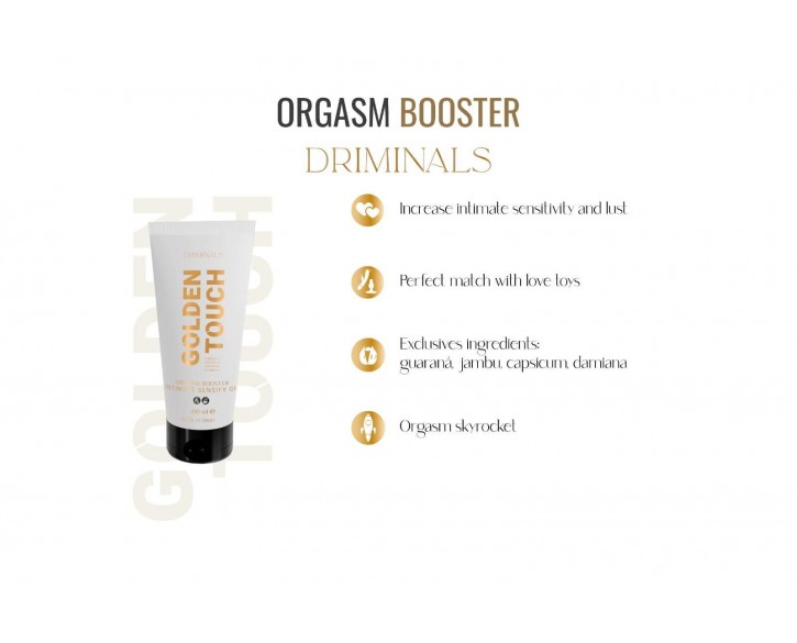 Крем-бустер для клітора Driminals Golden Touch Orgasm Booster 100 мл