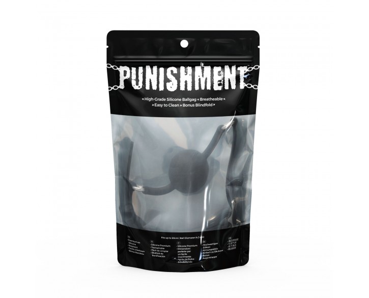 Кляп Punishment - Silicone Ball Gag - Black