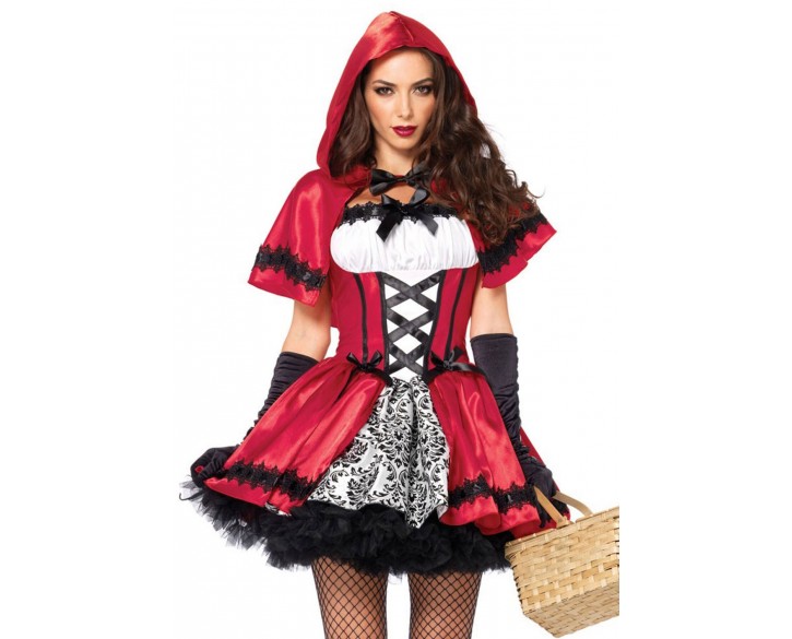 Костюм червоної шапочки Leg Avenue Gothic Red Riding Hood XL