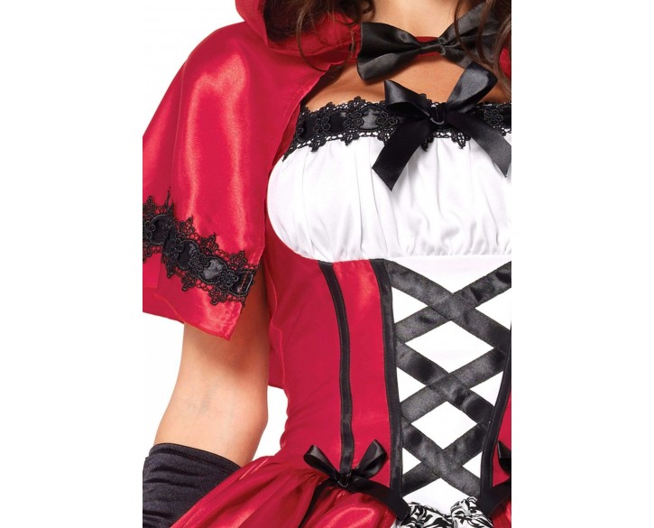 Костюм червоної шапочки Leg Avenue Gothic Red Riding Hood XL