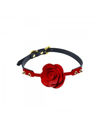 Розкішний кляп у вигляді троянди Zalo - Rose Ball Gag, подвійне використання