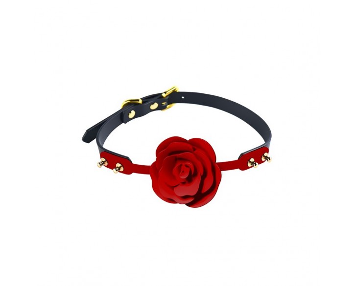 Розкішний кляп у вигляді троянди Zalo - Rose Ball Gag, подвійне використання