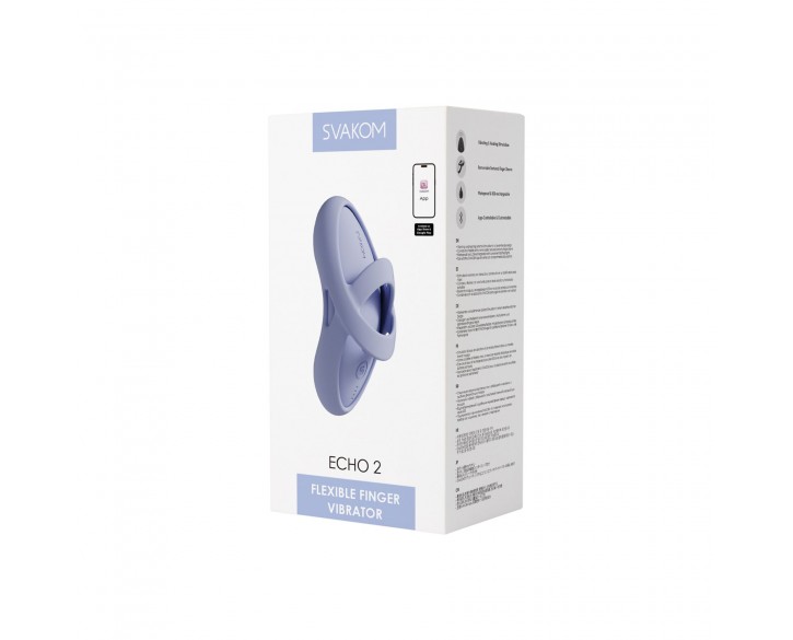 Кліторальний вібратор Svakom Echo 2 Sky Blue