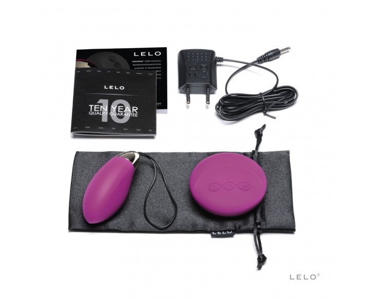 Віброяйце LELO Lyla 2 Deep Rose, водонепроникне, пульт ДК з вібрацією, технологія SenseMotion