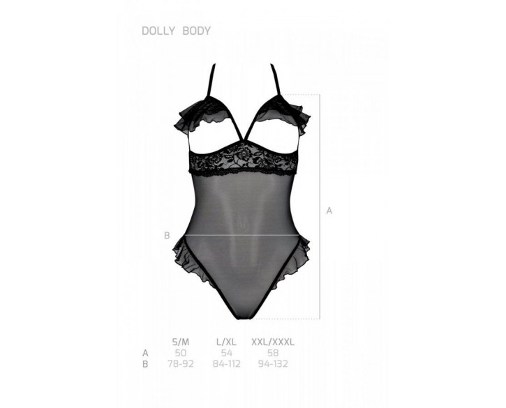 Боді DOLLY BODY black L/XL Passion