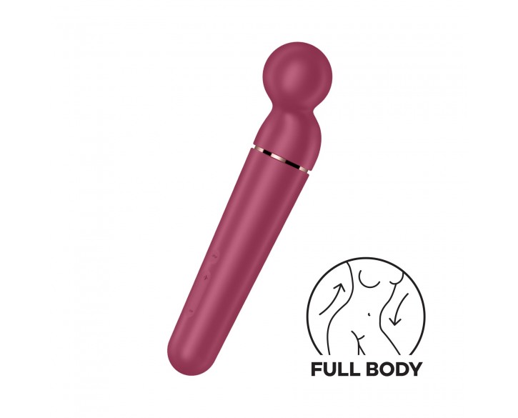 Вібромасажер Satisfyer Planet Wand-er Berry/Rosegold