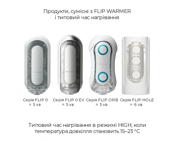 Набір мастурбатора із нагрівачем Tenga Flip Zero Red + Flip Warmer