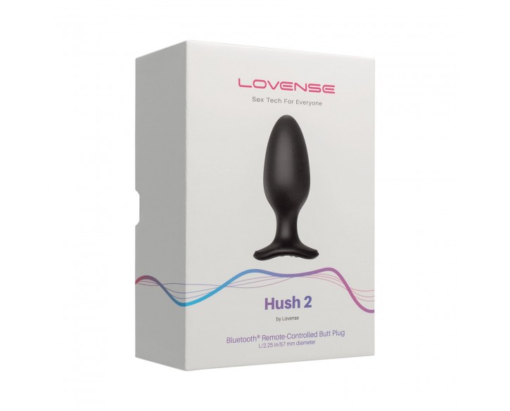 Анальна смарт-вібропробка Lovense Hush 2, розмір L