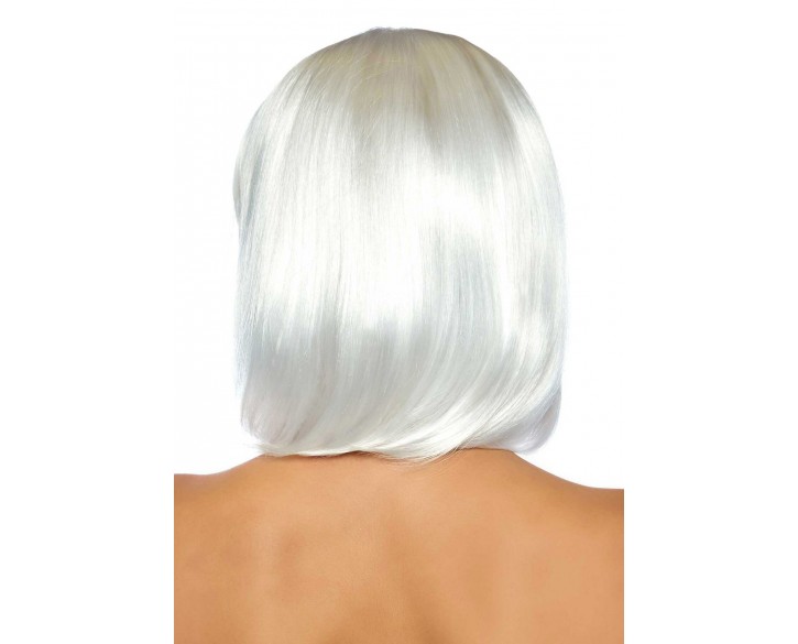 Перука, що світиться в темряві Leg Avenue Pearl short natural bob wig White, коротка, перлинна, 33 с