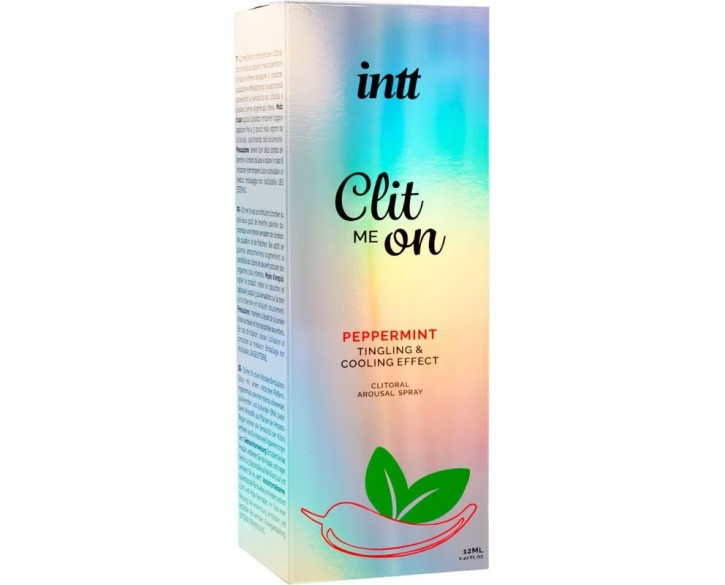 Збуджувальний спрей для клітора Intt Clit Me On Peppermint Cooling Effect 12 мл, охолоджувальний ефе