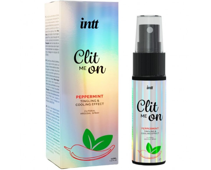 Збуджувальний спрей для клітора Intt Clit Me On Peppermint Cooling Effect 12 мл, охолоджувальний ефе