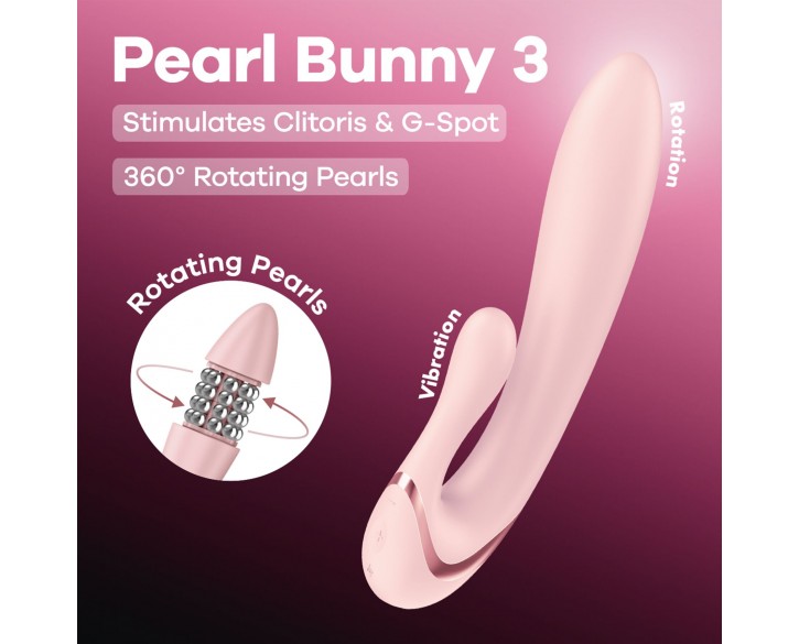 Вібратор-кролик Satisfyer Pearl Bunny 3