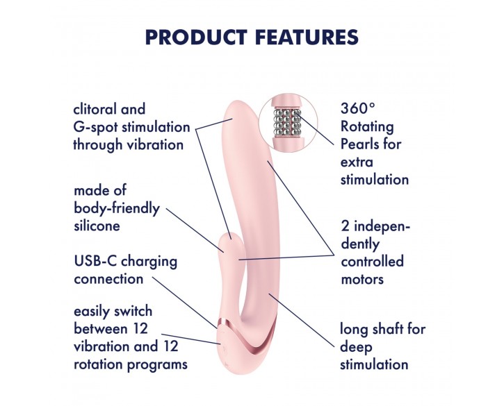Вібратор-кролик Satisfyer Pearl Bunny 3