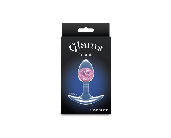 Анальна пробка NS Novelties Cosmic Glams - Small - Pink