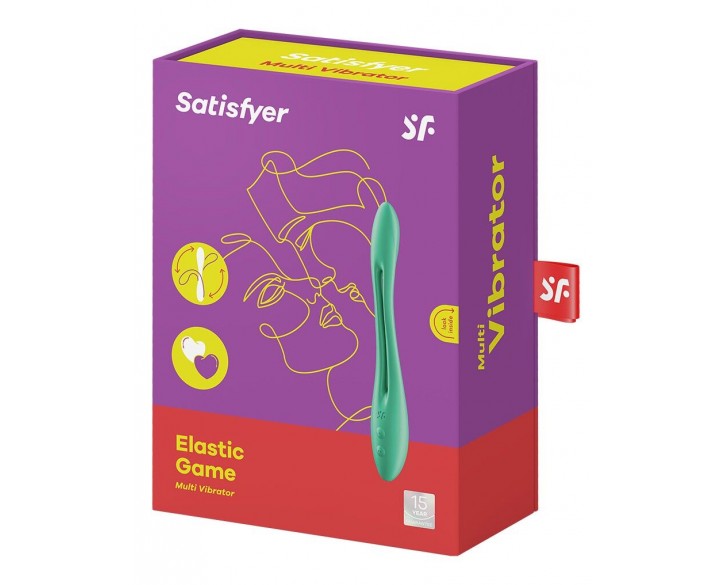 Універсальний гнучкий вібратор для пар Satisfyer Elastic Game Light Green