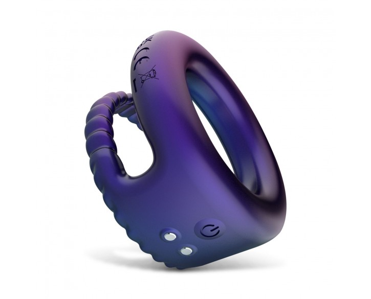Ерекційне віброкільце Hueman - Jupiter Vibrating Cock and Ball Ring