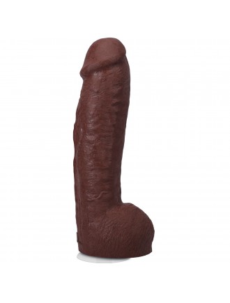 Фалоімітатор Doc Johnson The Realistic Cock ULTRASKYN - 12 Inch Hung with Balls Chocolate