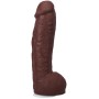 Фалоімітатор Doc Johnson The Realistic Cock ULTRASKYN - 12 Inch Hung with Balls Chocolate