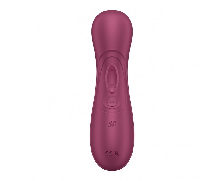 Вакуумний кліторальний стимулятор Satisfyer Pro 2 Generation 3 with Liquid Air Connect App Wіnе Red