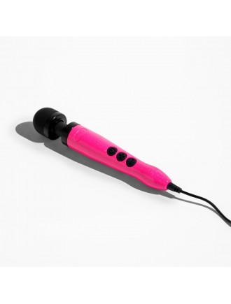 Вібромасажер DOXY Die Cast 3 Hot Pink, дуже потужний, живлення 220В, металевий корпус