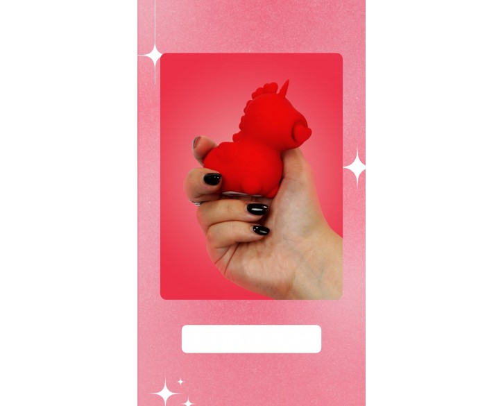 Вібратор-єдиноріжка Unihorn – Cupid's Beau, масажувальний язичок-сердечко