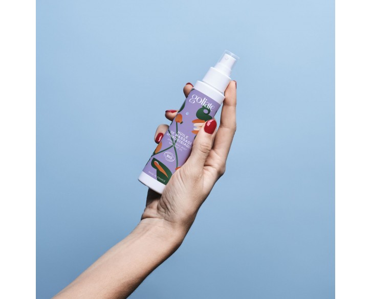 Масажна олія Goliate Huile De Massage Aphrodisiaque 100 мл, органічна, зігрівальний ефект