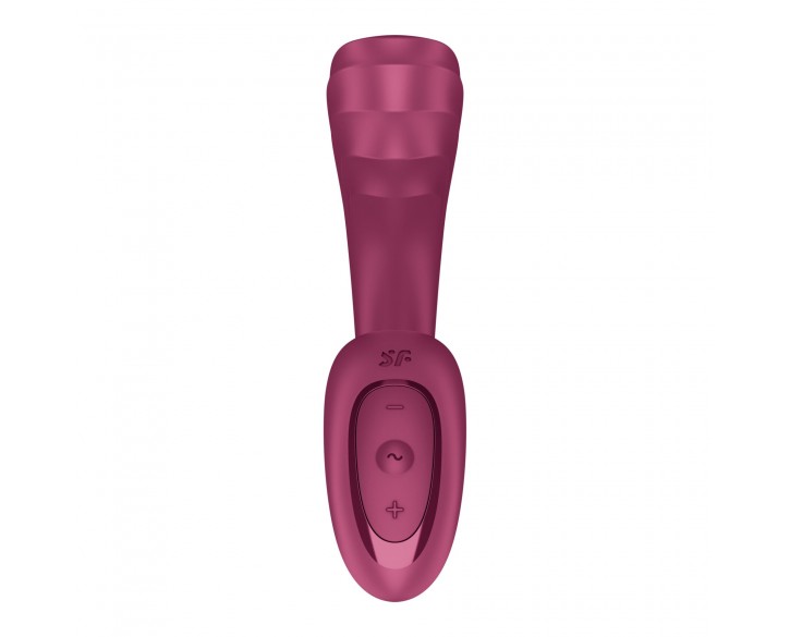 Вагінально-кліторальний вібратор Satisfyer G for Goddess 3 Wine Red, 2 мотори