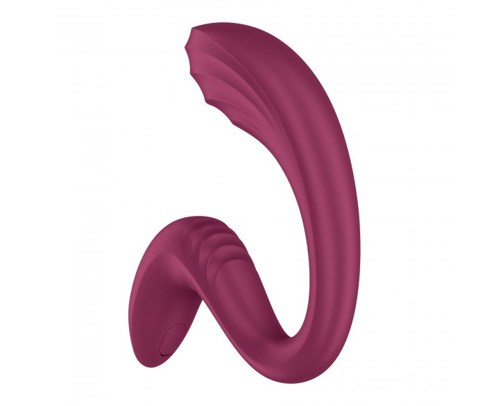 Вагінально-кліторальний вібратор Satisfyer G for Goddess 3 Wine Red, 2 мотори