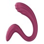 Вагінально-кліторальний вібратор Satisfyer G for Goddess 3 Wine Red, 2 мотори