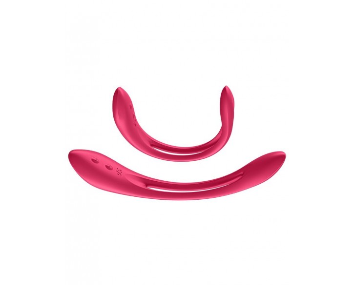 Універсальний гнучкий вібратор для пар Satisfyer Elastic Joy Red