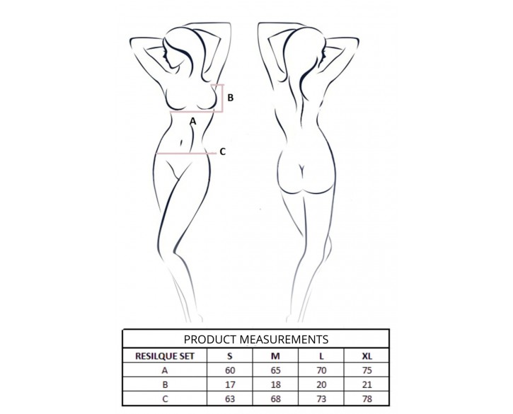 Комплект Passion RESILQUE SET tomato S